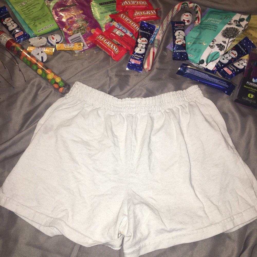white shorts
